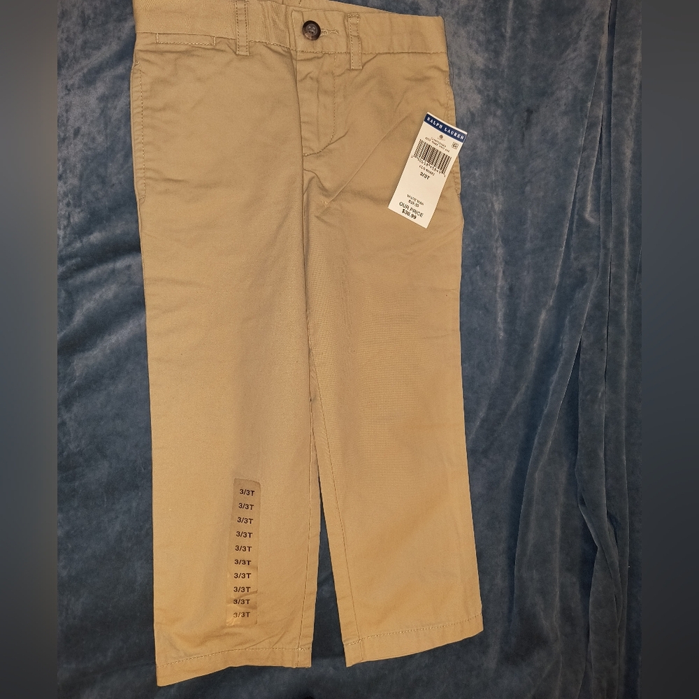 NWTs Ralph Lauren Khaki Pant 3T